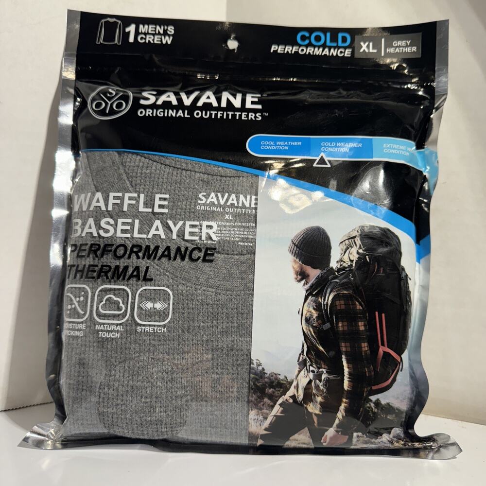 Savane Cold Performance Grey Thermal Men’s‎ XL